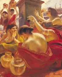 Women of Madura at a Fountain
